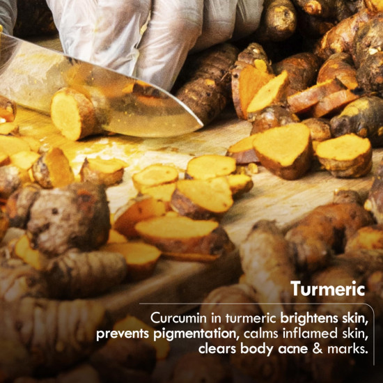 Nat Habit Turmeric Oats Bath Butter Soap | Ayurvedic Body Tan Removal for Women & Men | De-Tan, Anti Tan & Antibacterial Bar| Scar Reduction & Deep Cleansing | Handmade Haldi Soap | 125g Nat Habit Turmeric Oats Bath Butter Soap | Ayurvedic Body Tan Removal for Women & Men | De-Tan, Anti Tan & Antibacterial Bar| Scar Reduction & Deep Cleansing | Handmade Haldi Soap | 125g