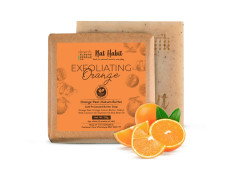 Nat Habit Orange Kokum Butter Bath Soap for Women & Men | Cold Processed With Vit C for Body Acne, Pimple & Oil Control | Improve Skin Tone & Boost Collagen Production| Gentle Exfoliation| 125g