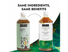 Kapiva Get Slim Juice (2L) Bottle,Pack| Healthy Weight Management Through 12 Ayurvedic Herbs | Aids Metabolism and Digestion - Super Saver Pack of 2