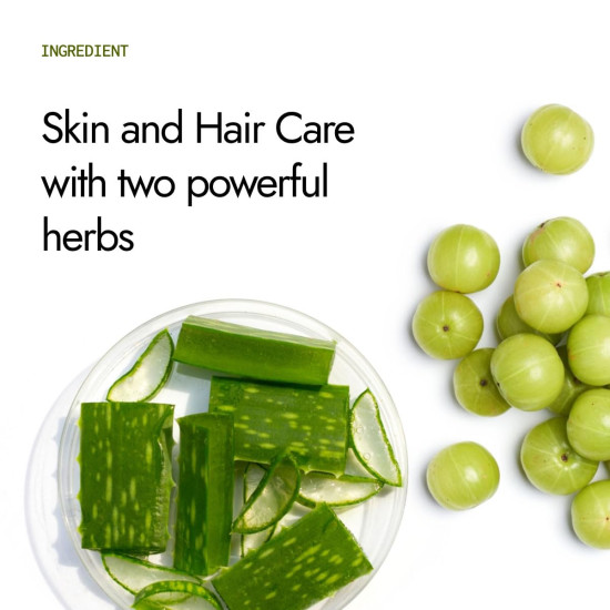 Kapiva Aloe Vera + Amla Juice (2L) | Cold-pressed Juice for Glowing Skin | Helps with Acne and Metabolism - Super Saver Pack of 2