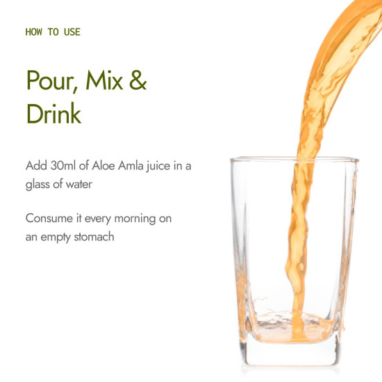 Kapiva Aloe Vera + Amla Juice (2L) | Cold-pressed Juice for Glowing Skin | Helps with Acne and Metabolism - Super Saver Pack of 2