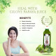 Axiom Ayurveda Giloye Papaya Cold Pressed Juice 500ml (Pack of 2) | Platelets Booster & Rapidly Neutrilize All Types of Fever | 100% WHO GMP GLP Certified Ayurvedic Juice