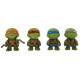 Offo™||Ninja Turtle Action Figures [7 cm] for Home Decors, Office Desk and Study Table