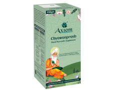 Axiom Royal Ayurvedic Chyawanprash - 250gm | Made With Desi Cow Ghee (A2 Ghee), Kashmiri Saffron with 40+ Ayurvedic Herbs | For all Seasons & Age Groups | Helps Build Strength & Stamina Health