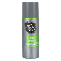 Set Wet Extreme Hold Styling Hair Spray for Men, 200ml & Styling Hair Gel, Vertical Hold, 250ml Jar