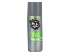 Set Wet Extreme Hold Styling Hair Spray for Men, 200ml & Styling Hair Gel, Vertical Hold, 250ml Jar