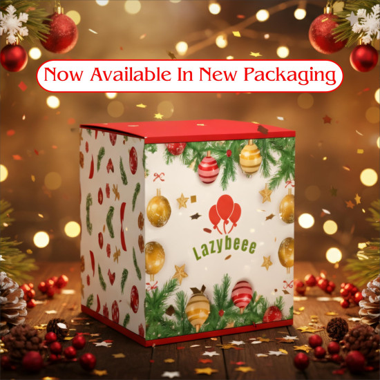 LAZYBEEE 70Pcs Mini Christmas Tree Decoration Ornaments Set | Beautiful Xmas Tree Hanging Baubles & Décor Items | Christmas Tree Decorations Accessories (Random Ornaments Sent | Tree Not Inculded)