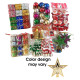 LAZYBEEE 70Pcs Mini Christmas Tree Decoration Ornaments Set | Beautiful Xmas Tree Hanging Baubles & Décor Items | Christmas Tree Decorations Accessories (Random Ornaments Sent | Tree Not Inculded)