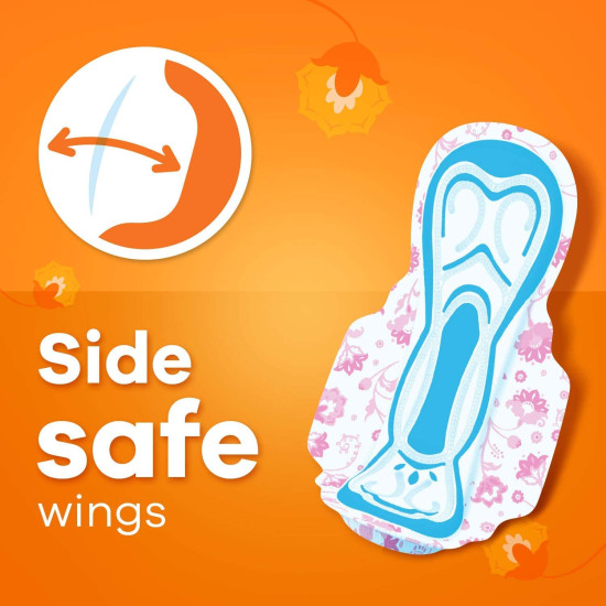 Whisper Choice Sanitary Pads with Wings for Women, XL, 40s Napkins