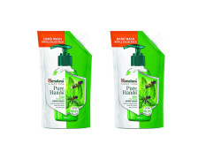 Himalaya Pure Hands Purifying Tulsi Hand Wash Refill 750 ml - Pack of 2, Green