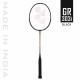Yonex GR 303i Black Aluminium Badminton Racquet with Full Cover(Made in India)