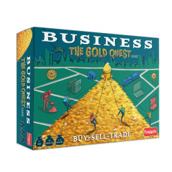 Funskool Games, Business Game (The Gold Quest), Multiplayer Strategy Game, 2-4 Players, Multicolor, Ages 7 and Above,