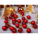 CraftVatika 24 pcs 3CM Multi Christmas Tree Baubles Balls Decor Hanging Ornament for Xmas, Xmas Tree Decoration Ornament - Christmas Decorations Items - Christmass Gifts Home Decor Items (24 Pcs)