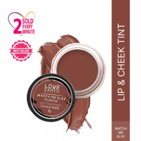 Love Earth Lip Tint & Cheek Tint Multipot-Watch Me Slay With Richness Of Essential Oils And Vitamin E For Lips, Eyelids & Cheeks, Matte Finish - Caramel Brown Love Earth Lip Tint & Cheek Tint Multipot-Watch Me Slay With Richness Of Essential Oils And Vitamin E For Lips, Eyelids & Cheeks, Matte Finish - Caramel Brown