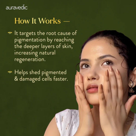 Auravedic Kumkumadi Tailam Face Oil 30 ml Kumkumadi oil for Face Serum for Glowing Skin Brightening Radiant Youthful Glow