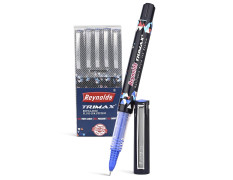 Reynolds TRIMAX RollerBall Pen SET - 5 PENS BLUE | ROLLER BALL PEN FOR WRITING | PEN FOR STUDENTS & OFFICE STATIONERY | 0.5 mm TIP SIZE