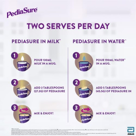 Pediasure Nutritional Drink Powder 1.9 kg, Vanilla, Scientifically Designed Nutrition for Supporting Kids Growth
