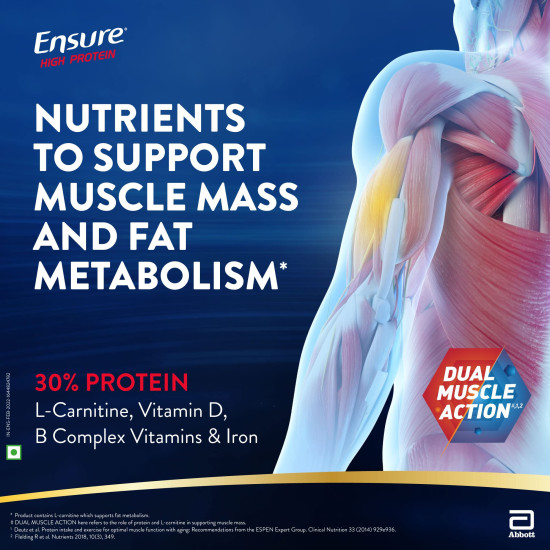 Ensure High Protein Drink for Physically Active Adults - Chocolate 400g (Pack of 1) Ensure High Protein Drink for Physically Active Adults - Chocolate 400g (Pack of 1)