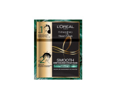 L'Oreal Paris Professional Nourishing Treatment, For Smooth & Straight Frizz-Free hair, Paraben Free, With Precious Essential Oils, Extraordinary Oil Smooth Steam Mask, 20ml + 40g