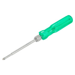 Spartan BS-01 5-in-1 Pc Screw Driver Kit With 2 Flat Blades, 2 Phillips Head, 1 Round Poker Bar For Home Use/For Multipurpose Application (S-6, Green)