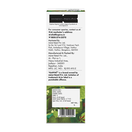 Kapiva Noni Juice (2L) - Rich in Antioxidants, Boosts Energy, Builds Immunity, Natural Detoxifier - Super Saver Pack of 2