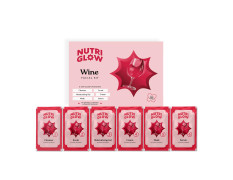 NutriGlow NATURAL'S Advanced Pro Formula Wine Facial Kit For Glowing Skin With Goodness Of Red Grape Extracts, Blemish Free, All Type of Skin Solution for men & women, 60 GM