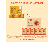 NutriGlow NATURAL'S Advanced Pro Formula Papaya Facial Kit for Glowing Skin Cleanup Kit for Even Skin Tone, 60gm