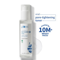 Plum 3% Niacinamide & Rice Water Face Toner | Alcohol-Free Toner for Oily Acne Prone Dry Combination Skin | Pore Tightening & Glowing Skin |Fades Blemishes, Brightens & Smoothens | Women & Men | 150ml