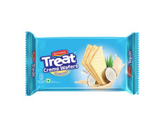 Britannia Treat Crème Wafers Coconut, 55g or 60g, Cream