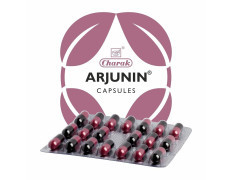 Charak Pharma Arjunin Capsule for Heart Health For Men- 10 Capsules