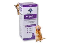 PET360 Vital+ Advanced Wellness Formula | Daily Multivitamin Syrup | Healthy Skin, Joints, Immunity & Growth | Nutritional Supplement for Dogs & Cats- 500 ml