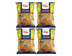 Gits Macaroni Pasta Pure Veg, 1600gm (Pack of 4 X 400g Each) - 100% Semolina, Rich in Protein & Fibre
