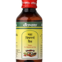 Baidyanath Mahavishgarbh tail - 100 ml | Helps in Mascular pain, inflammatory infections and acute vatrogas (Pack of 1)