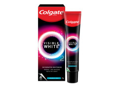 Colgate Visible White O2, Teeth Whitening Toothpaste (25g) for noticeably whiter teeth starting in 3 days. Aromatic Mint with Active Technology, Enamel Safe Teeth Whitening