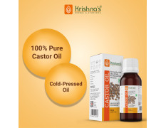 Krishna's Castor Oil | 100% Pure Castor Oil | Cold Pressed -50 ml