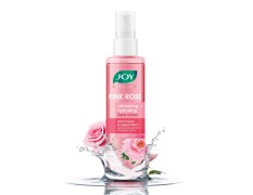Joy Pink Rose Water Toner with Vitamin E, Hyaluronic Acid & Aloe Vera for Hydrating & Refreshing Skin (150ml) | Alcohol Free Toner with Natural Rose Aroma | Get Glowing Skin for All Skin Types
