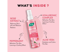 Joy Pink Rose Water Toner with Vitamin E, Hyaluronic Acid & Aloe Vera for Hydrating & Refreshing Skin (150ml) | Alcohol Free Toner with Natural Rose Aroma | Get Glowing Skin for All Skin Types