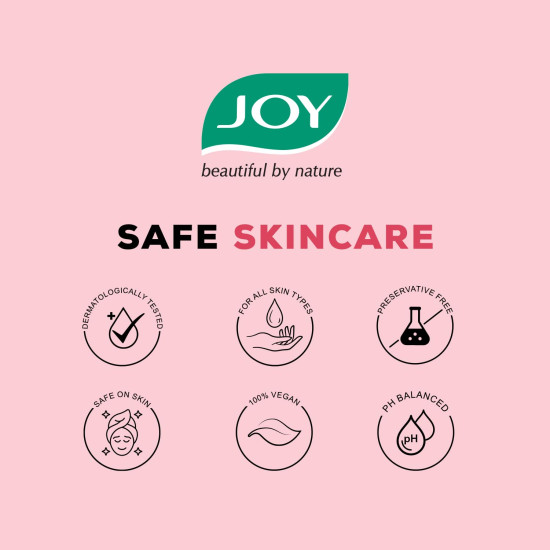 Joy Pink Rose Water Toner with Vitamin E, Hyaluronic Acid & Aloe Vera for Hydrating & Refreshing Skin (150ml) | Alcohol Free Toner with Natural Rose Aroma | Get Glowing Skin for All Skin Types