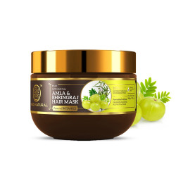 Khadi Natural Amla & Bhringraj Hair Mask | Anti-Hair Fall Mask | Paraben, Silicone & Sulphate Free | Suitable for All Hair Types | Powered Botanics| 200gm