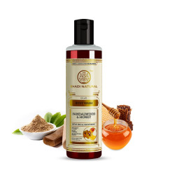 Khadi Natural Sandalwood & Honey Body Wash | Gentle Body Cleanser for Healthy Skin | Body Wash for Calming Sunburns | Body Wash for Soft Skin | Suitable for All Skin Types | 210ml
