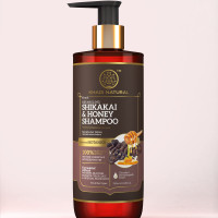 Khadi Natural Shikakai & Honey Shampoo|Detangles hair|Makes hair manageable|Protect from hair build-up|Suitable for all hair types|Powered Botanics|310ml