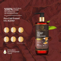 Khadi Natural Shikakai & Honey Conditioner|Conditioner that makes hair rich and silky|Nourish hair and adds health|Suitable for all hair types|Powered Botanics|310ml