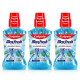 Colgate Maxfresh Plax Antibacterial Mouthwash, 24/7 Fresh Breath - Peppermint, 750ml (250ml x 3) (Pack of 3), Multicolour