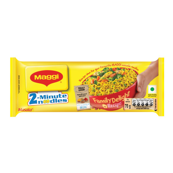 MAGGI 2-minute Instant Noodles, Masala  280g Pouch