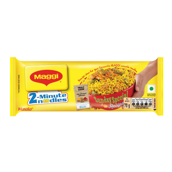 MAGGI 2-minute Instant Noodles, Masala  280g Pouch