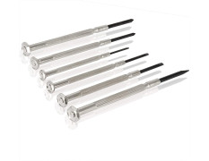 Spartan 6 in 1 Precision Screwdriver Set Multi Repair Screwdriver Tool Kit for Mobiles, Laptops, Electronics (6 Pieces), Black, (Spa-Z0307)