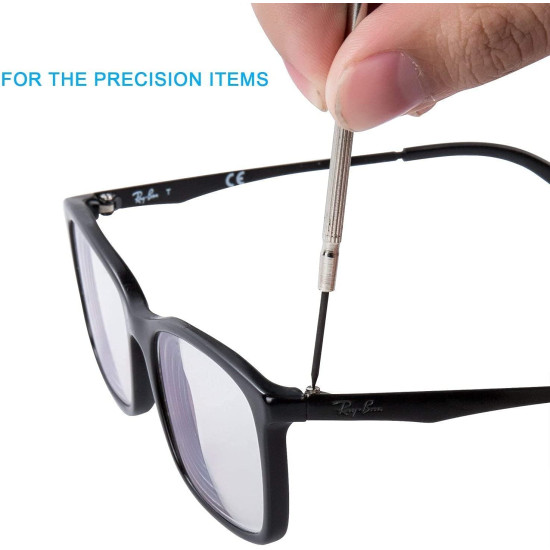 Spartan 6 in 1 Precision Screwdriver Set Multi Repair Screwdriver Tool Kit for Mobiles, Laptops, Electronics (6 Pieces), Black, (Spa-Z0307)