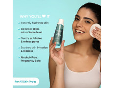 Dot & Key Rice Water Hydrating Toner With Hyaluronic |Rice Water Toner For Dry Skin, Sensitive Skin & Oily Skin |Alcohol-Free |Quick Absorbing & Non Sticky, For Hydrated Skin |Exfoliates Pores |150ml