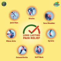 Zandu Ayurvedic Pain Relief Patch (Pack of 5 Patches) - A Specially Designed Pain Patch for Reducing Joint & Muscular Pain | Helps Provides Relief From Pain Associated with Osteoarthritis & Back Pain