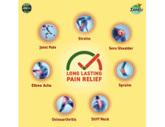 Zandu Ayurvedic Pain Relief Patch (Pack of 5 Patches) - A Specially Designed Pain Patch for Reducing Joint & Muscular Pain | Helps Provides Relief From Pain Associated with Osteoarthritis & Back Pain
